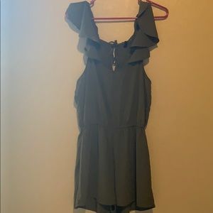 Army Green Romper